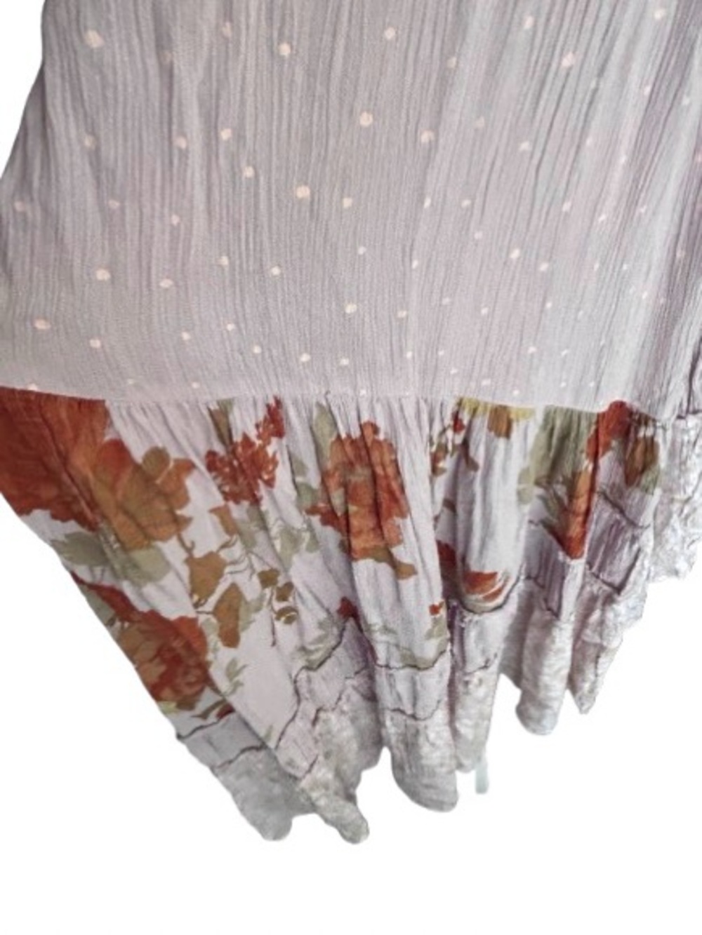 Beautiful Bare It All Free People Dress Floral Boho Designer Midi Peasant Fairy - Picture 7 of 16